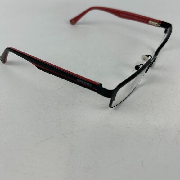 Sperry Waterline C04 Eyeglass Frames Unisex Rectangle Red Black Kids 48-15-120mm - Picture 6 of 10